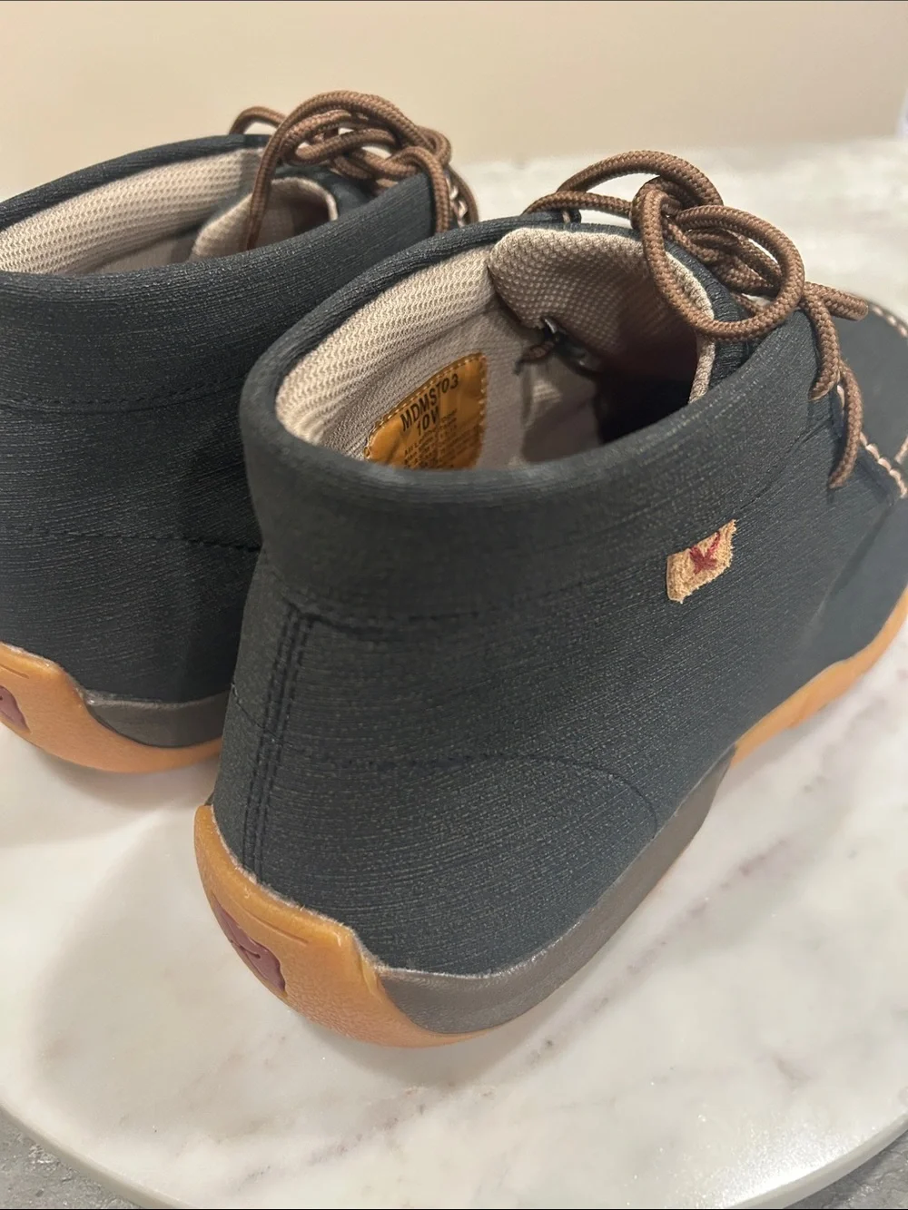 Twisted X Work charcoal Chukka Boots with Gum Sole size 10